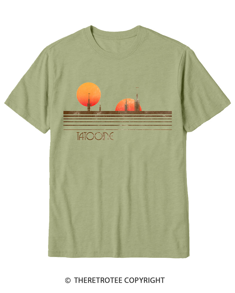TheRetroTee Galaxy 1980s Cotton T-Shirt