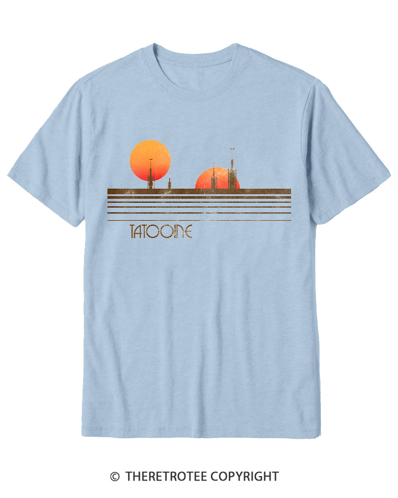 TheRetroTee Galaxy 1980s Cotton T-Shirt