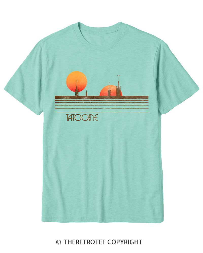 TheRetroTee Galaxy 1980s Cotton T-Shirt
