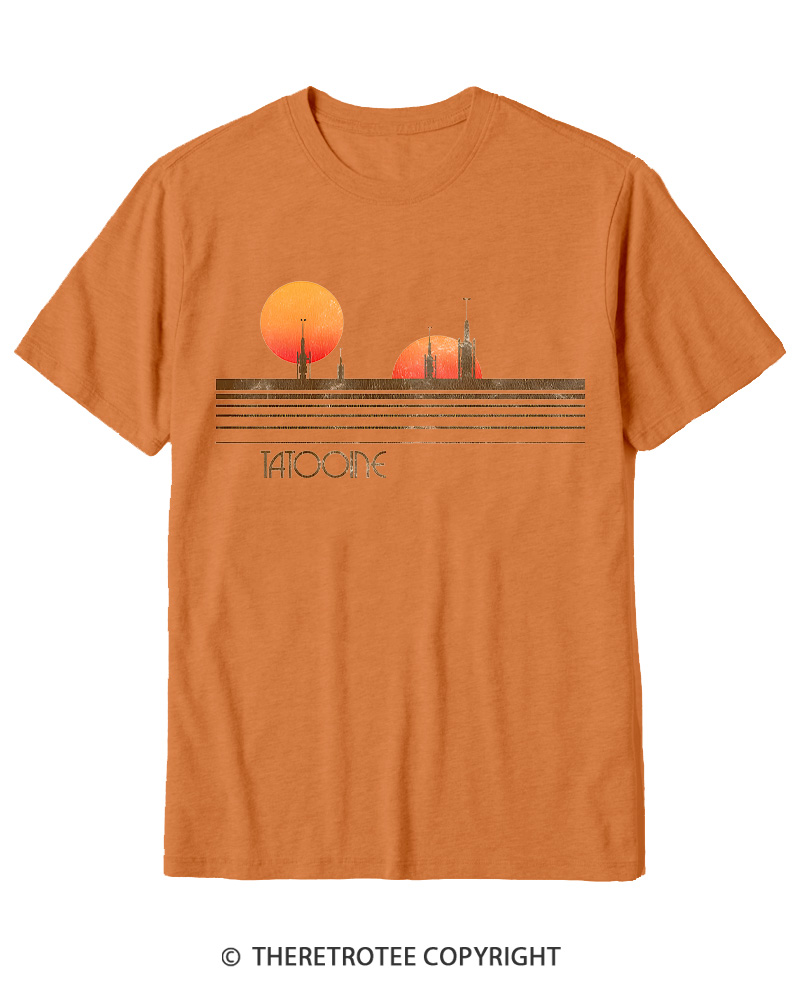 TheRetroTee Galaxy 1980s Cotton T-Shirt