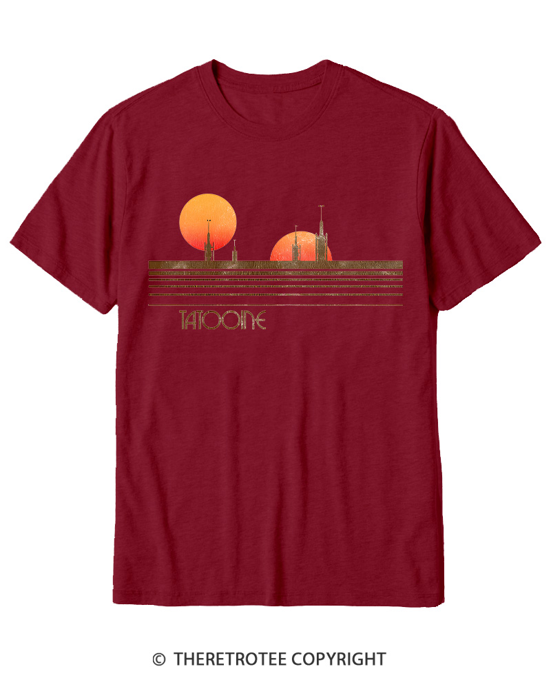 TheRetroTee Galaxy 1980s Cotton T-Shirt