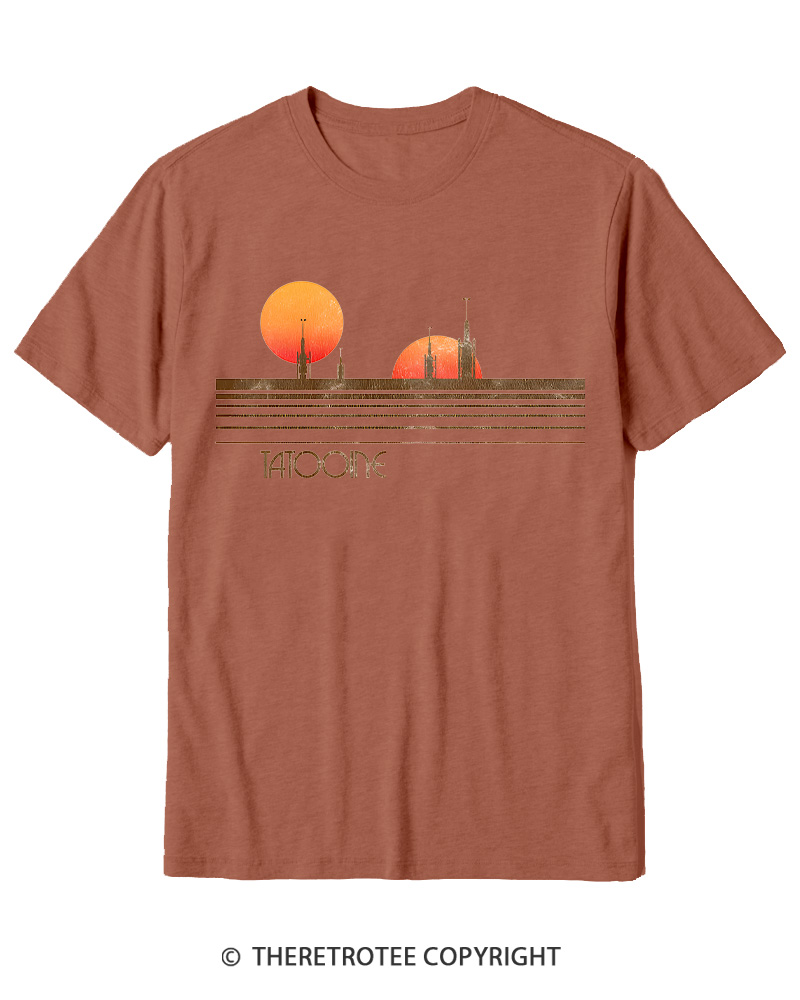 TheRetroTee Galaxy 1980s Cotton T-Shirt