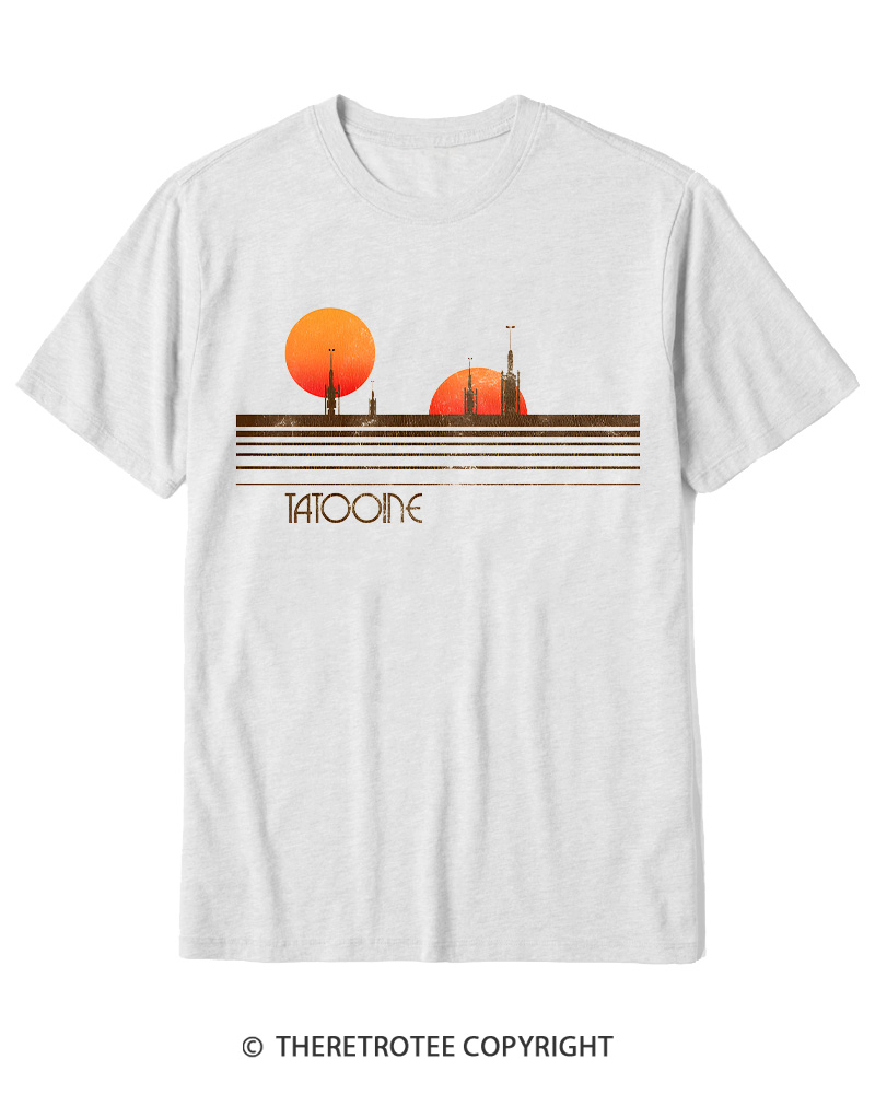 TheRetroTee Galaxy 1980s Cotton T-Shirt