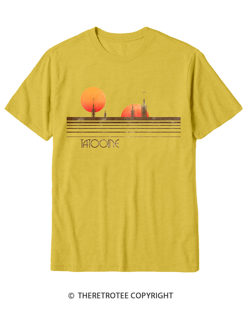 TheRetroTee Galaxy 1980s Cotton T-Shirt