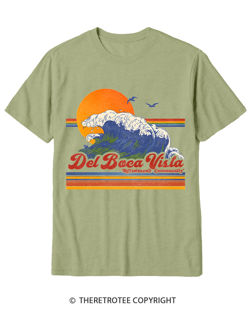 TheRetroTee Del Boca Vista 1990s Cotton T-Shirt