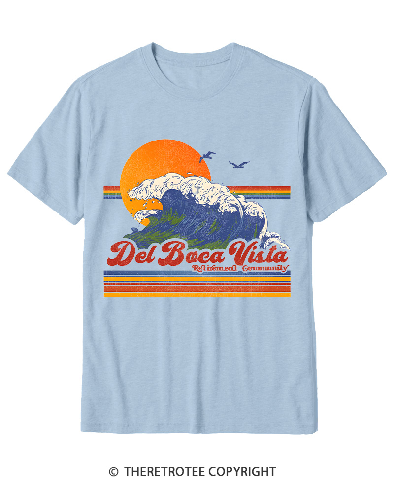TheRetroTee Del Boca Vista 1990s Cotton T-Shirt