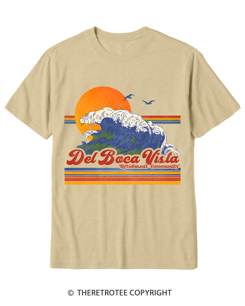 TheRetroTee Del Boca Vista 1990s Cotton T-Shirt
