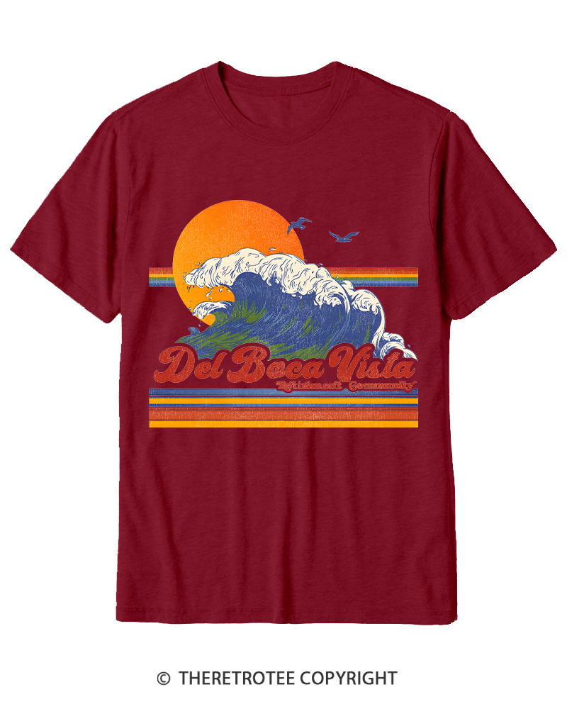 TheRetroTee Del Boca Vista 1990s Cotton T-Shirt