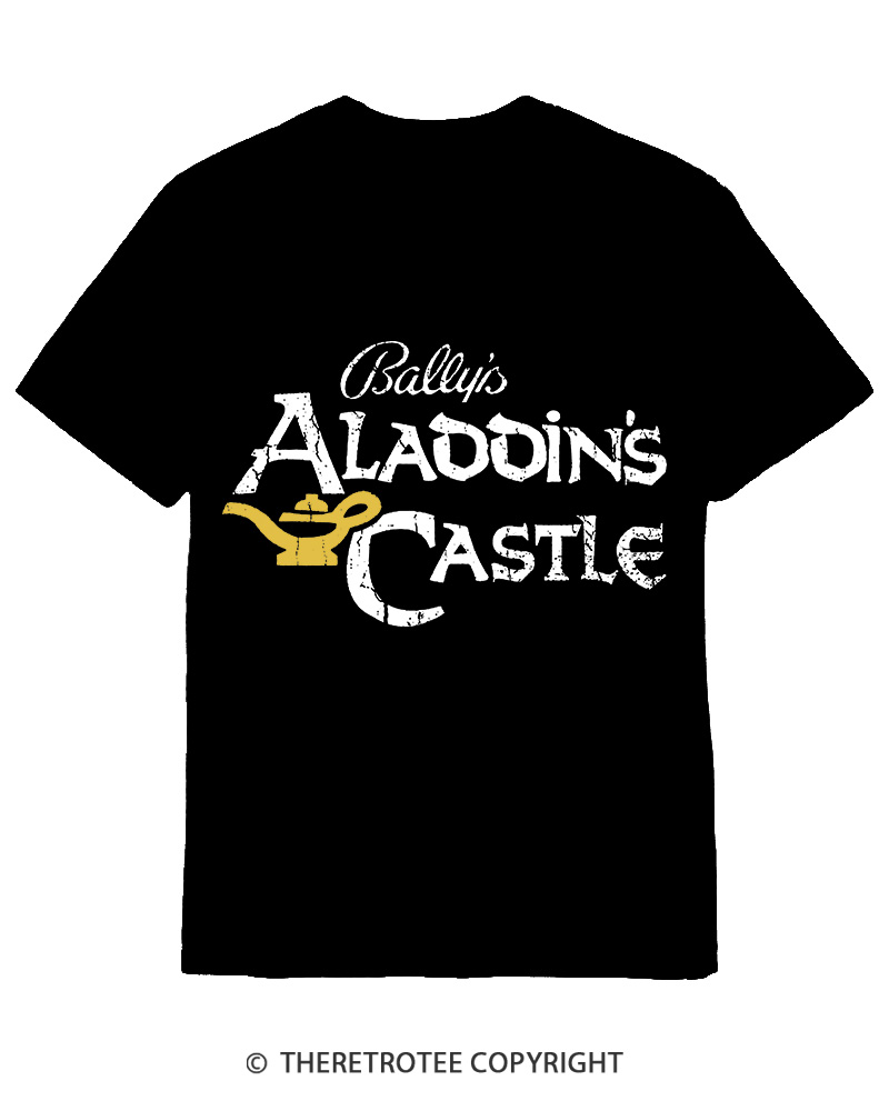 TheRetroTee Aladdin's Castle 1980s Cotton T-Shirt