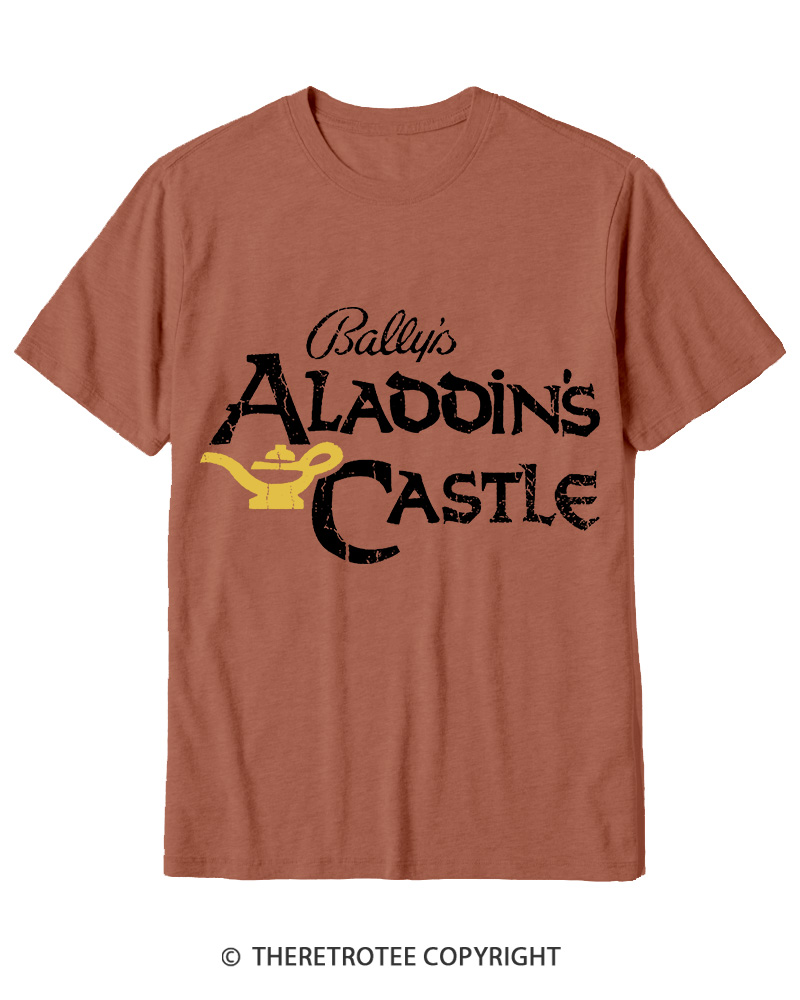 TheRetroTee Aladdin's Castle 1980s Cotton T-Shirt