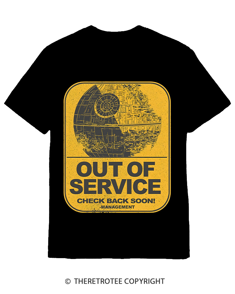 TheRetroTee Out Of Service 1980s Cotton T-Shirt