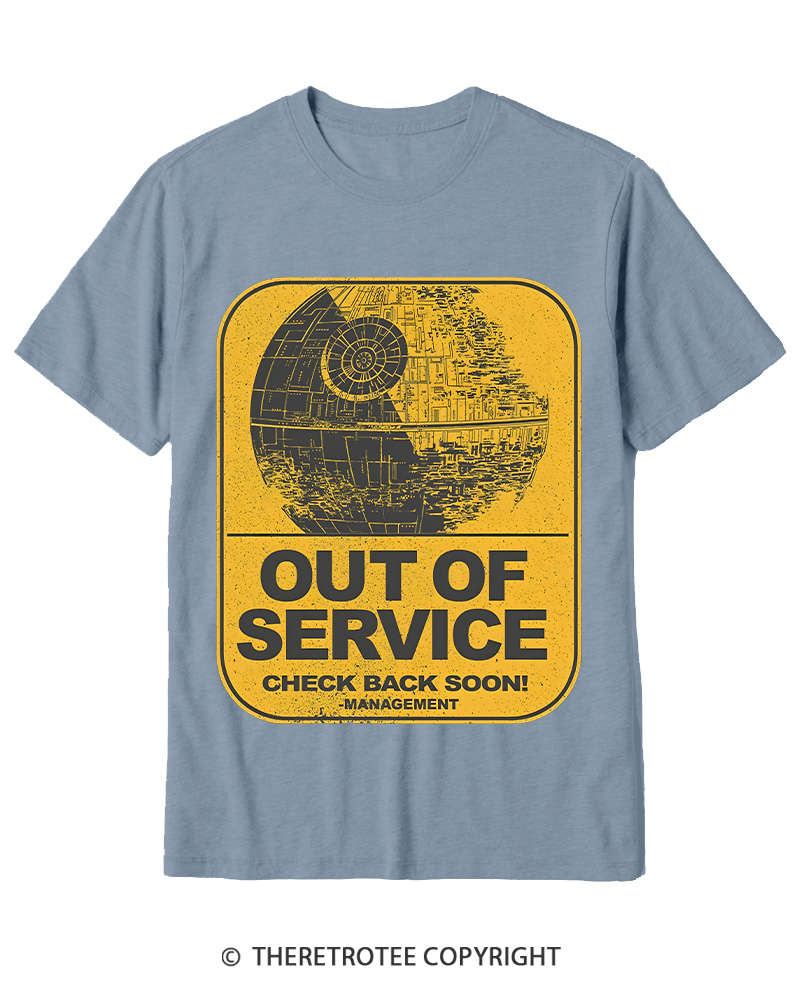 TheRetroTee Out Of Service 1980s Cotton T-Shirt