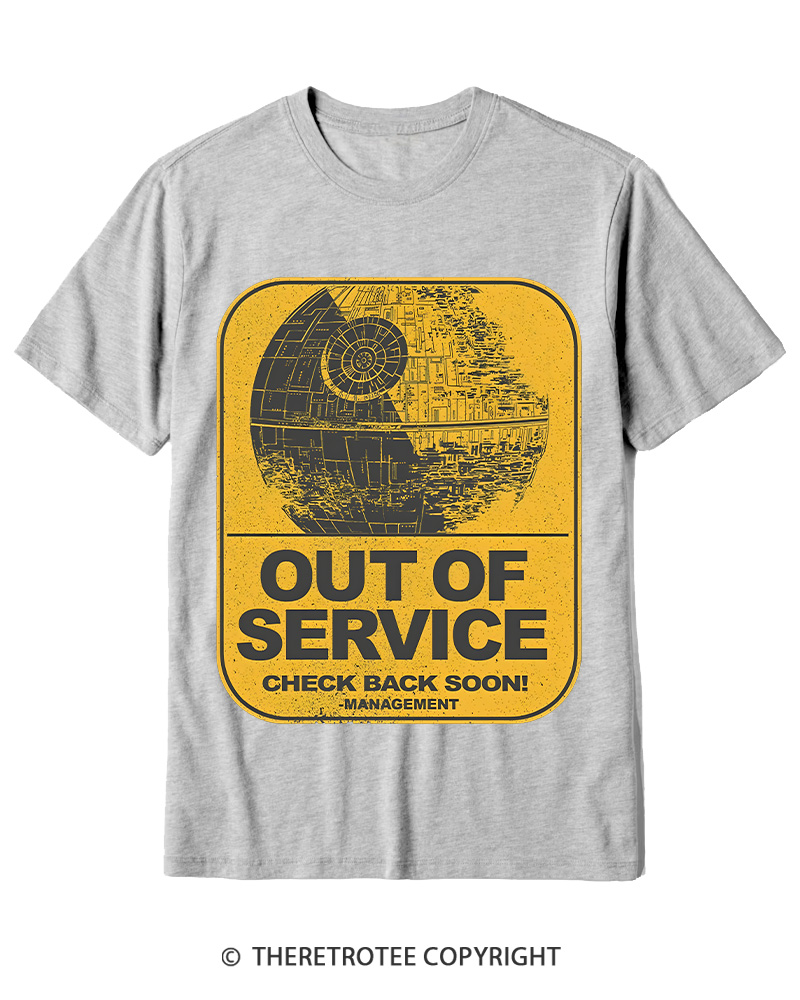 TheRetroTee Out Of Service 1980s Cotton T-Shirt