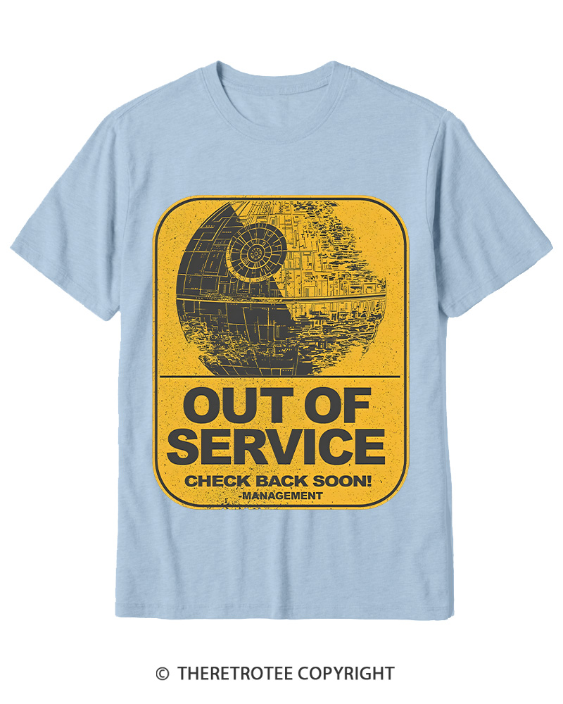 TheRetroTee Out Of Service 1980s Cotton T-Shirt