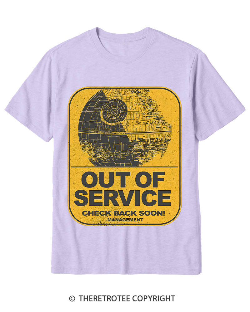 TheRetroTee Out Of Service 1980s Cotton T-Shirt