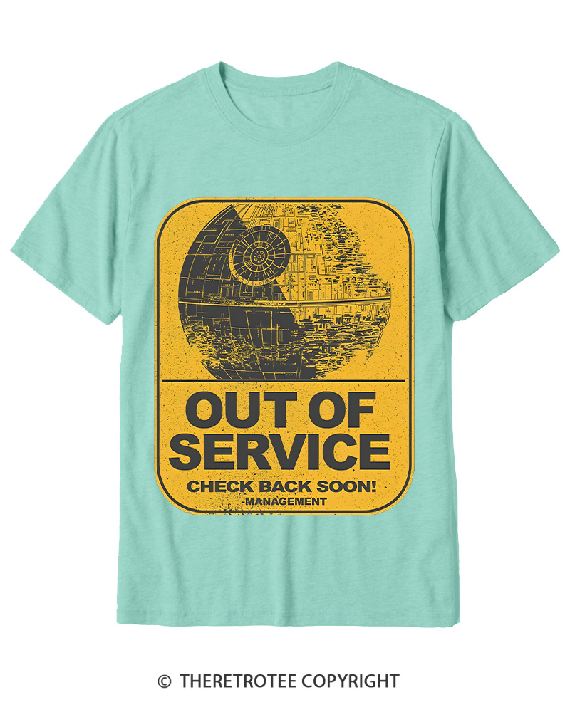 TheRetroTee Out Of Service 1980s Cotton T-Shirt