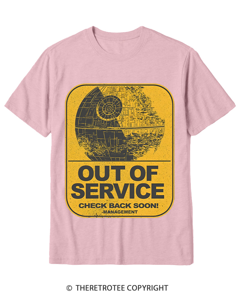 TheRetroTee Out Of Service 1980s Cotton T-Shirt