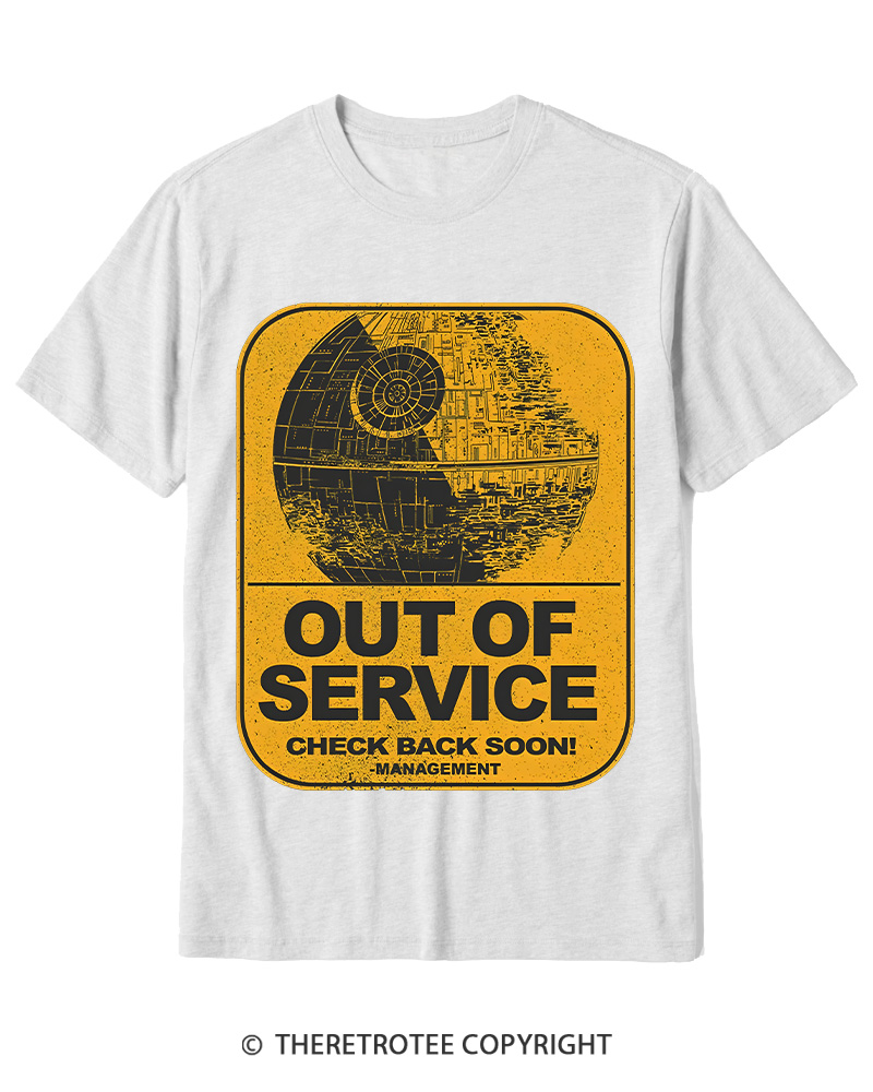 TheRetroTee Out Of Service 1980s Cotton T-Shirt