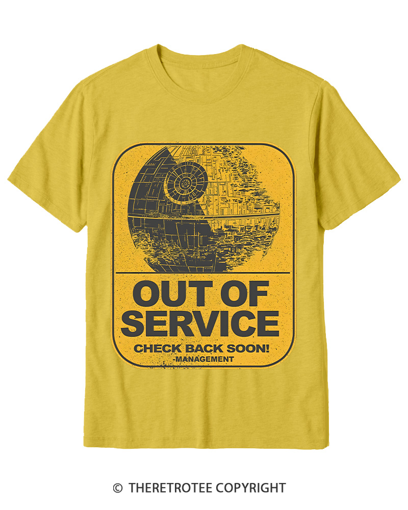 TheRetroTee Out Of Service 1980s Cotton T-Shirt