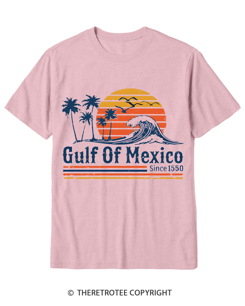 TheRetroTee Gulf Of Mexico 1970s Cotton T-Shirt