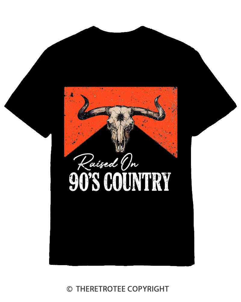 TheRetroTee Raised on 1990s Cotton T-Shirt