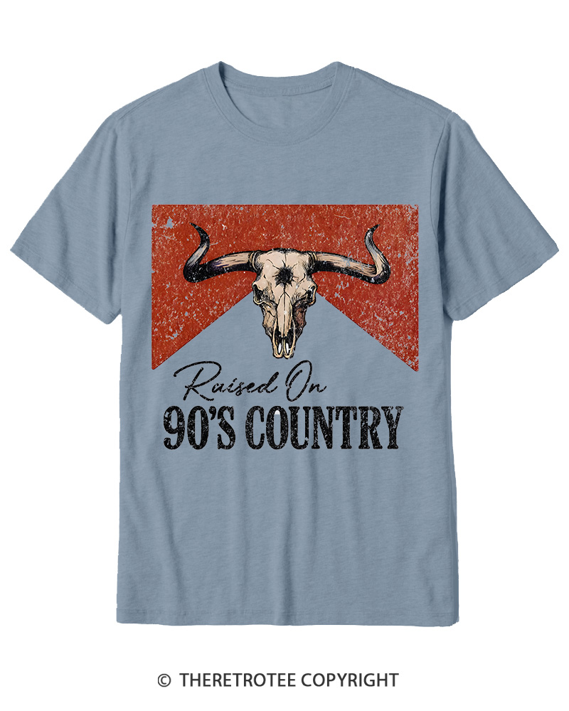 TheRetroTee Raised on 1990s Cotton T-Shirt