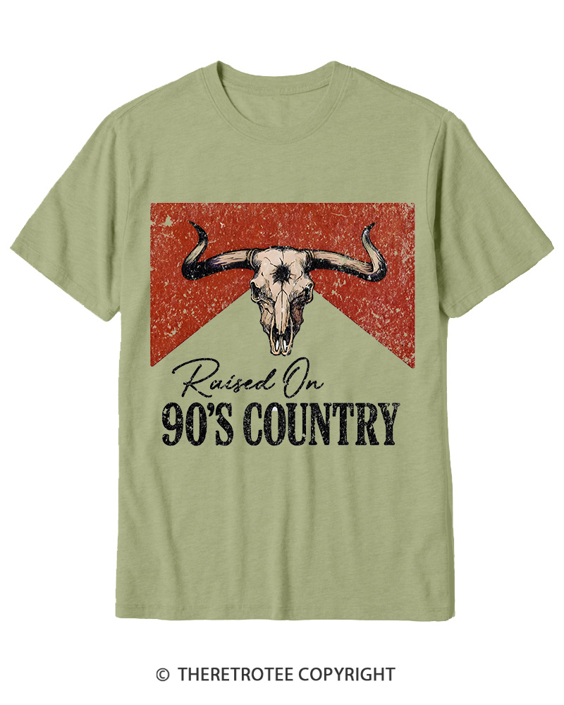 TheRetroTee Raised on 1990s Cotton T-Shirt