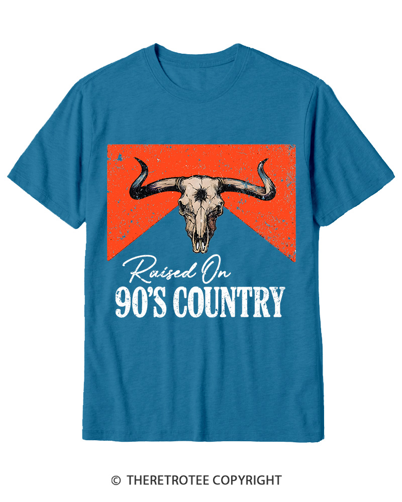 TheRetroTee Raised on 1990s Cotton T-Shirt