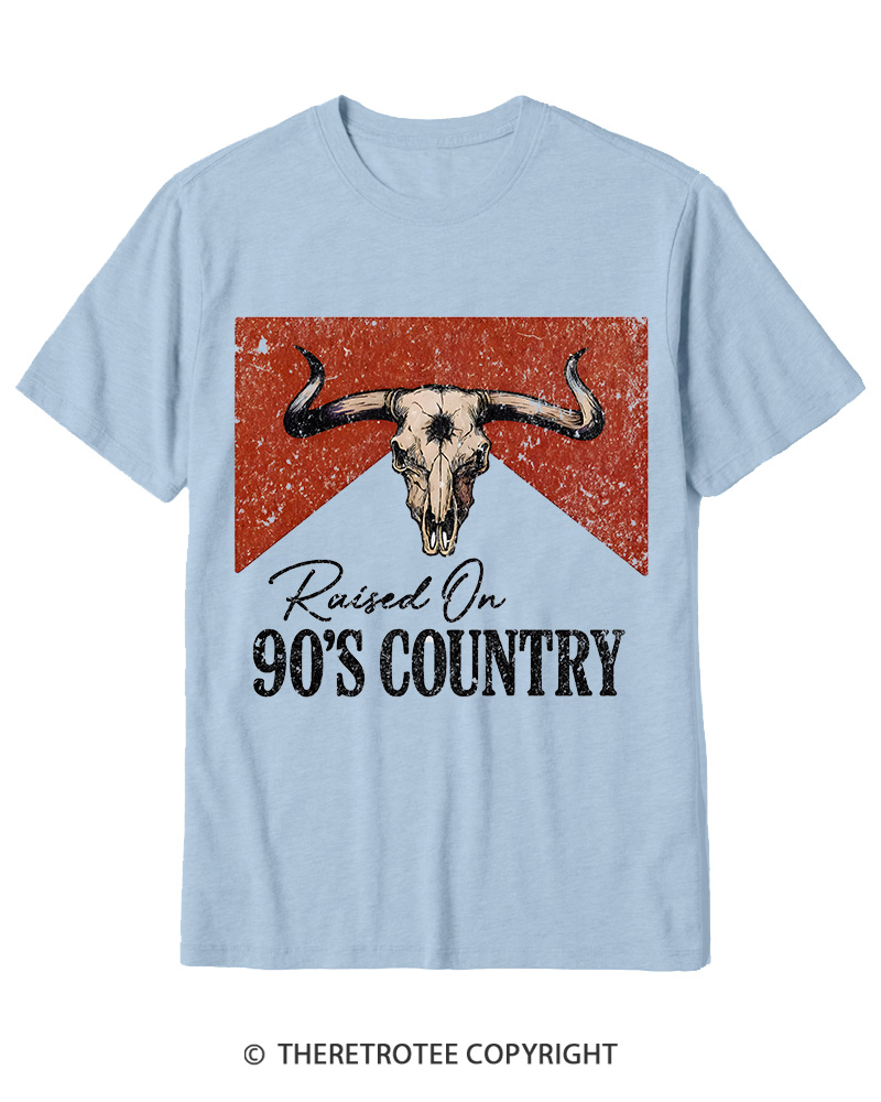 TheRetroTee Raised on 1990s Cotton T-Shirt