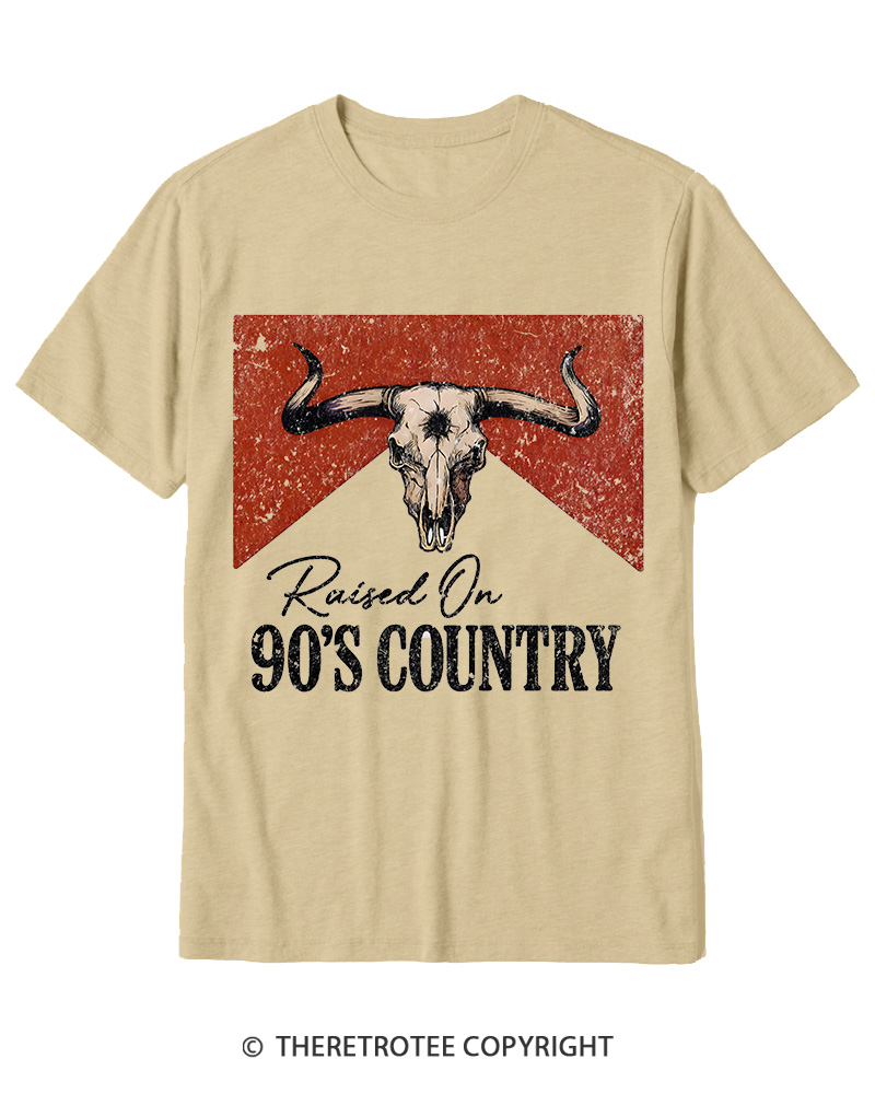 TheRetroTee Raised on 1990s Cotton T-Shirt