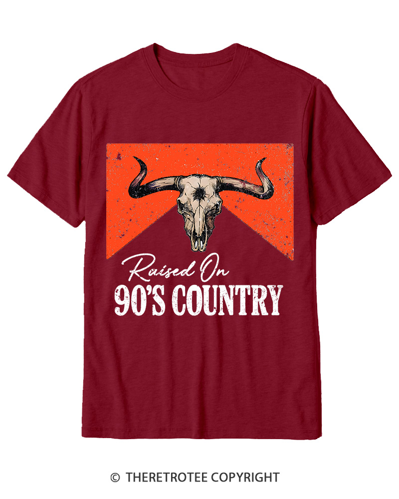 TheRetroTee Raised on 1990s Cotton T-Shirt