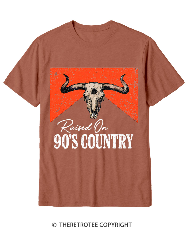 TheRetroTee Raised on 1990s Cotton T-Shirt