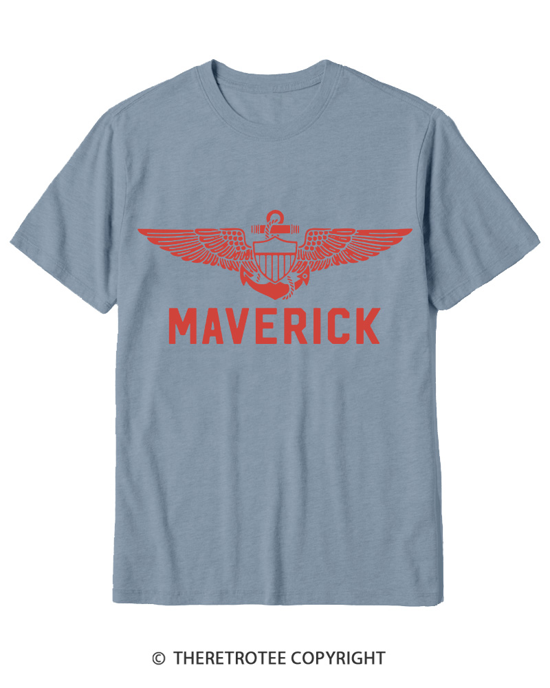 TheRetroTee 1980s Pilot Inspired Cotton T-Shirt