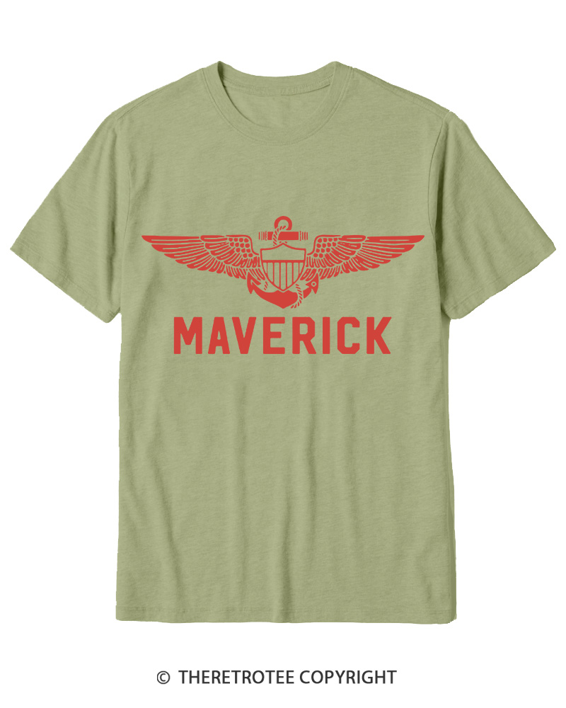 TheRetroTee 1980s Pilot Inspired Cotton T-Shirt