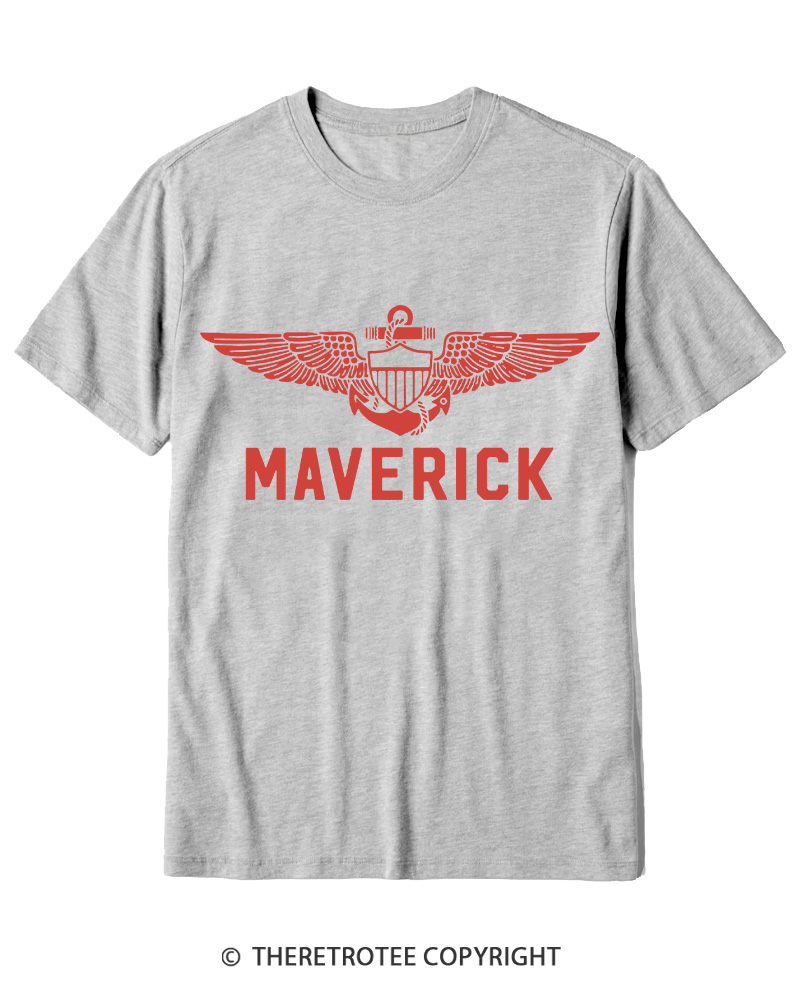 TheRetroTee 1980s Pilot Inspired Cotton T-Shirt