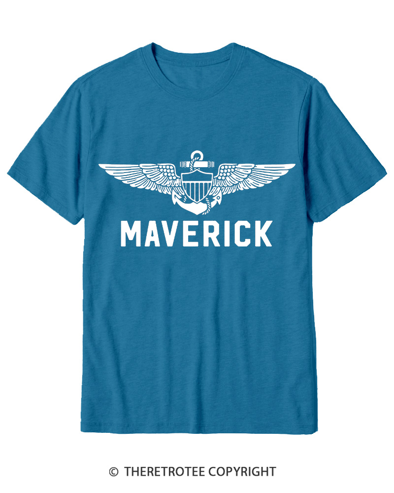 TheRetroTee 1980s Pilot Inspired Cotton T-Shirt