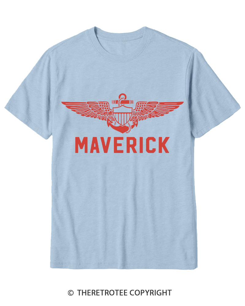 TheRetroTee 1980s Pilot Inspired Cotton T-Shirt