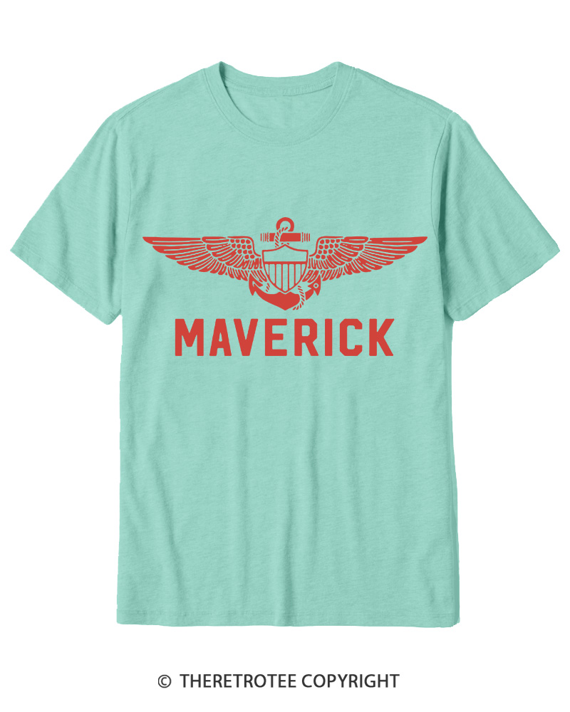 TheRetroTee 1980s Pilot Inspired Cotton T-Shirt