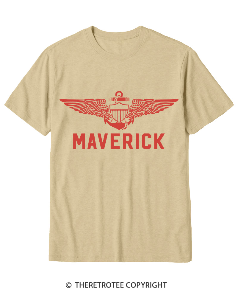 TheRetroTee 1980s Pilot Inspired Cotton T-Shirt