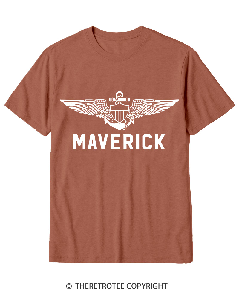 TheRetroTee 1980s Pilot Inspired Cotton T-Shirt