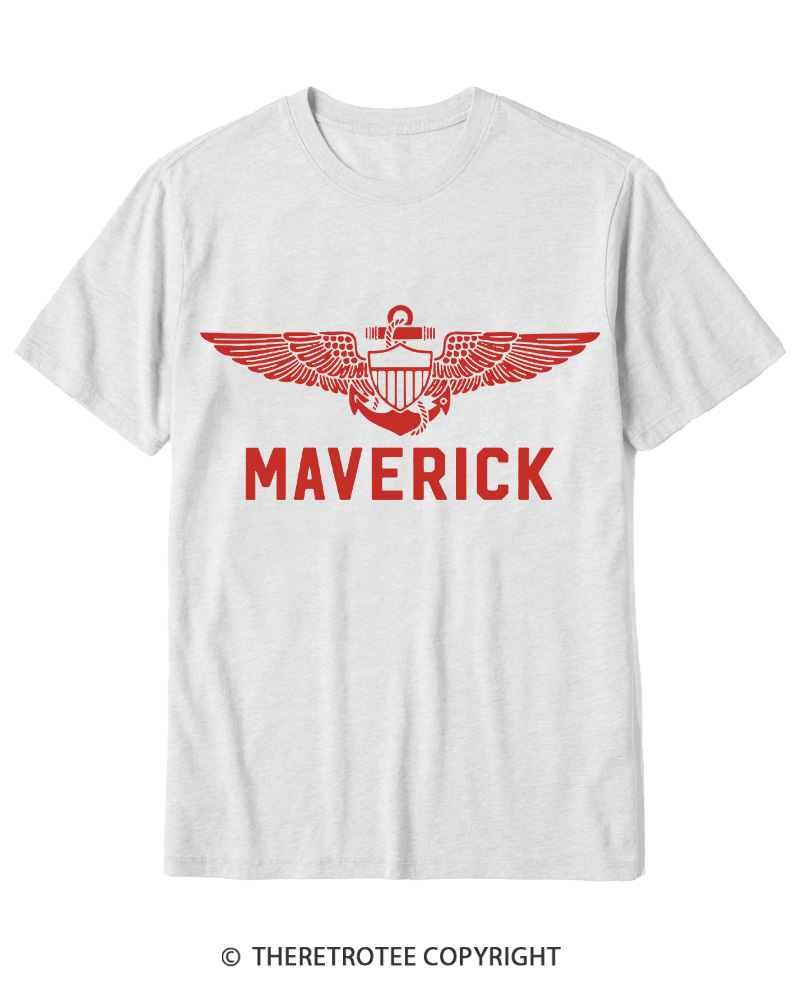 TheRetroTee 1980s Pilot Inspired Cotton T-Shirt