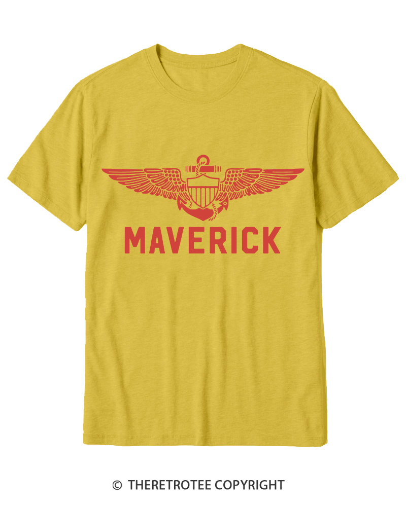 TheRetroTee 1980s Pilot Inspired Cotton T-Shirt