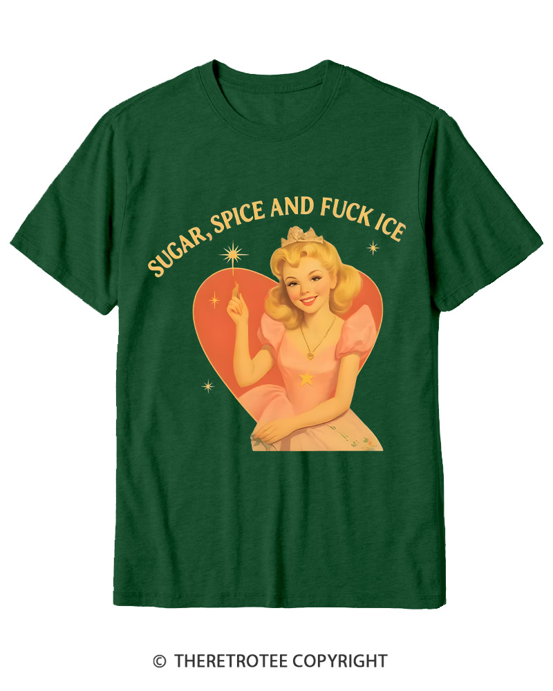 TheRetroTee Sugar Spice and Fck ICE Cotton T-Shirt
