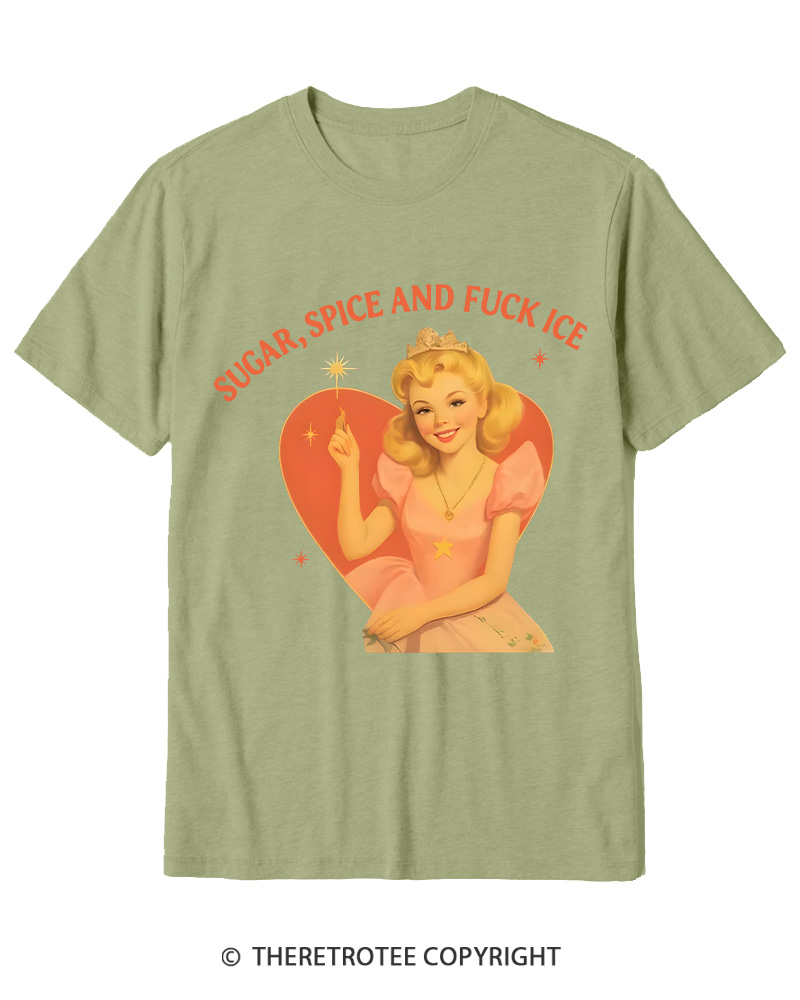TheRetroTee Sugar Spice and Fck ICE Cotton T-Shirt