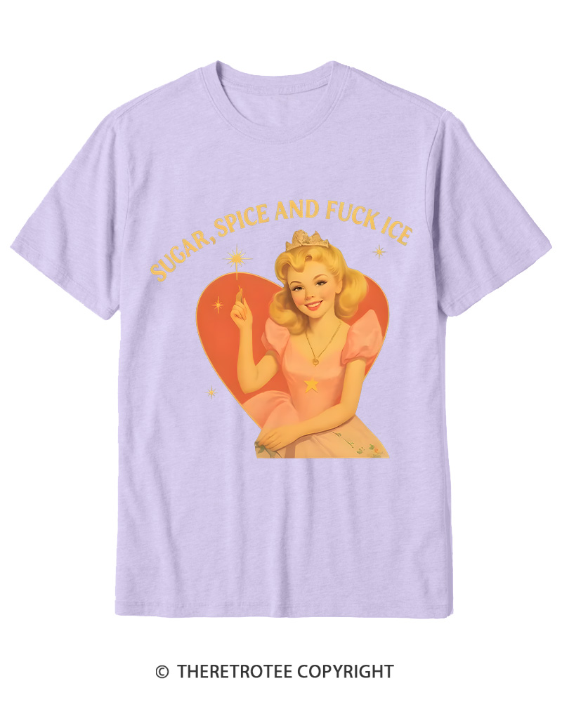 TheRetroTee Sugar Spice and Fck ICE Cotton T-Shirt