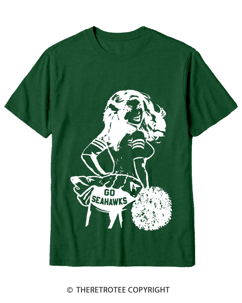 TheRetroTee Go Sea Team 1980s Cotton T-Shirt
