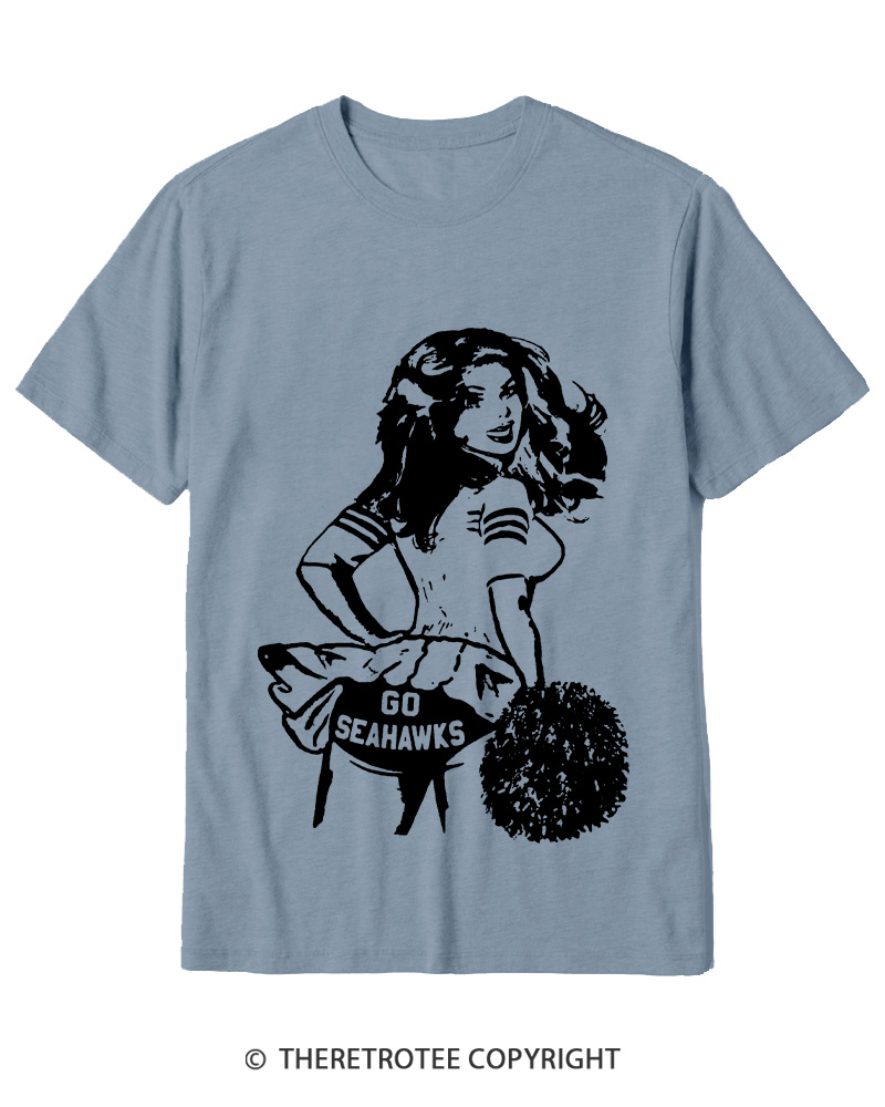 TheRetroTee Go Sea Team 1980s Cotton T-Shirt