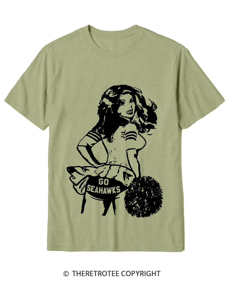 TheRetroTee Go Sea Team 1980s Cotton T-Shirt