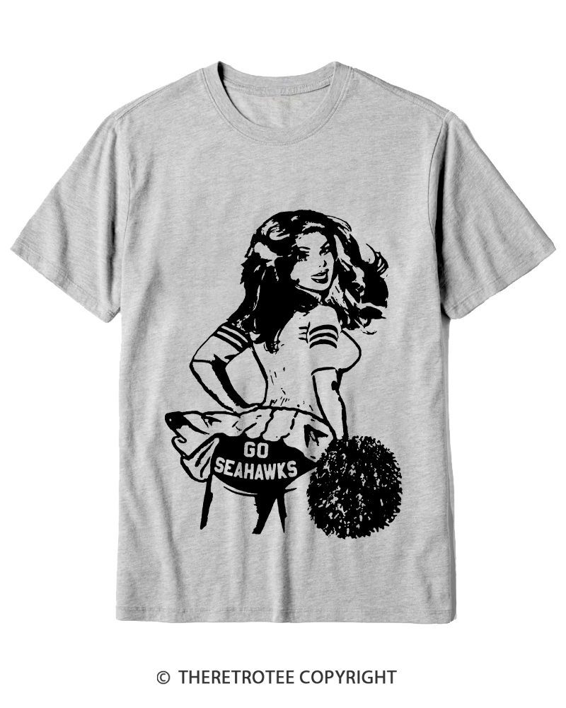 TheRetroTee Go Sea Team 1980s Cotton T-Shirt
