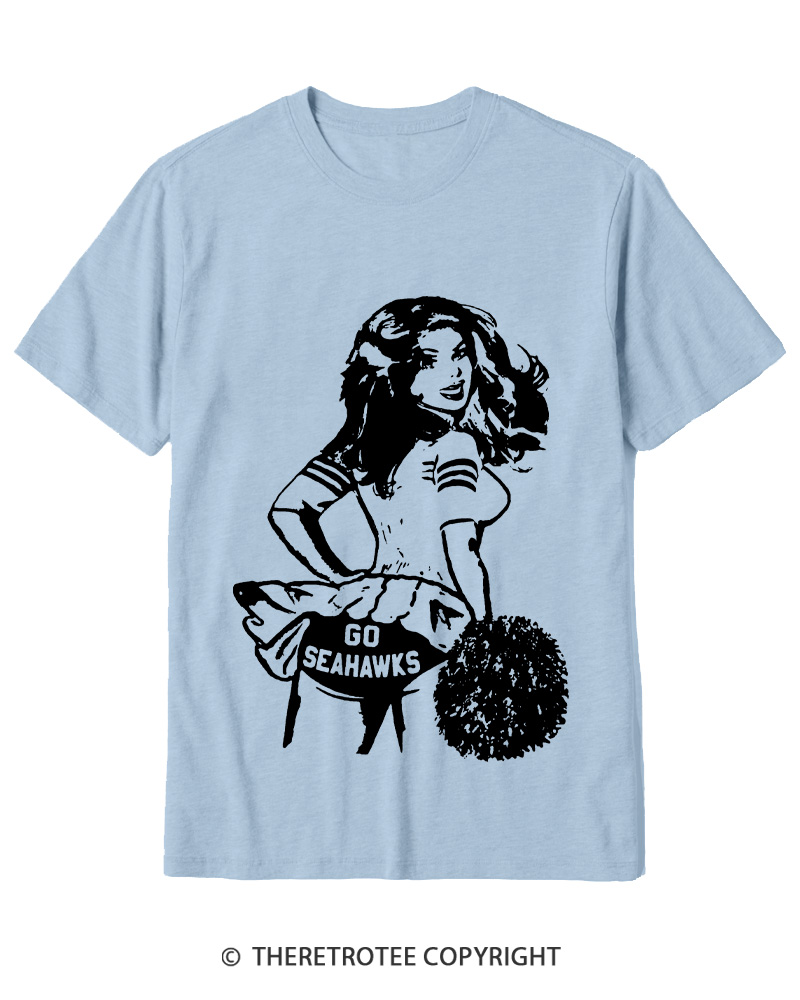 TheRetroTee Go Sea Team 1980s Cotton T-Shirt